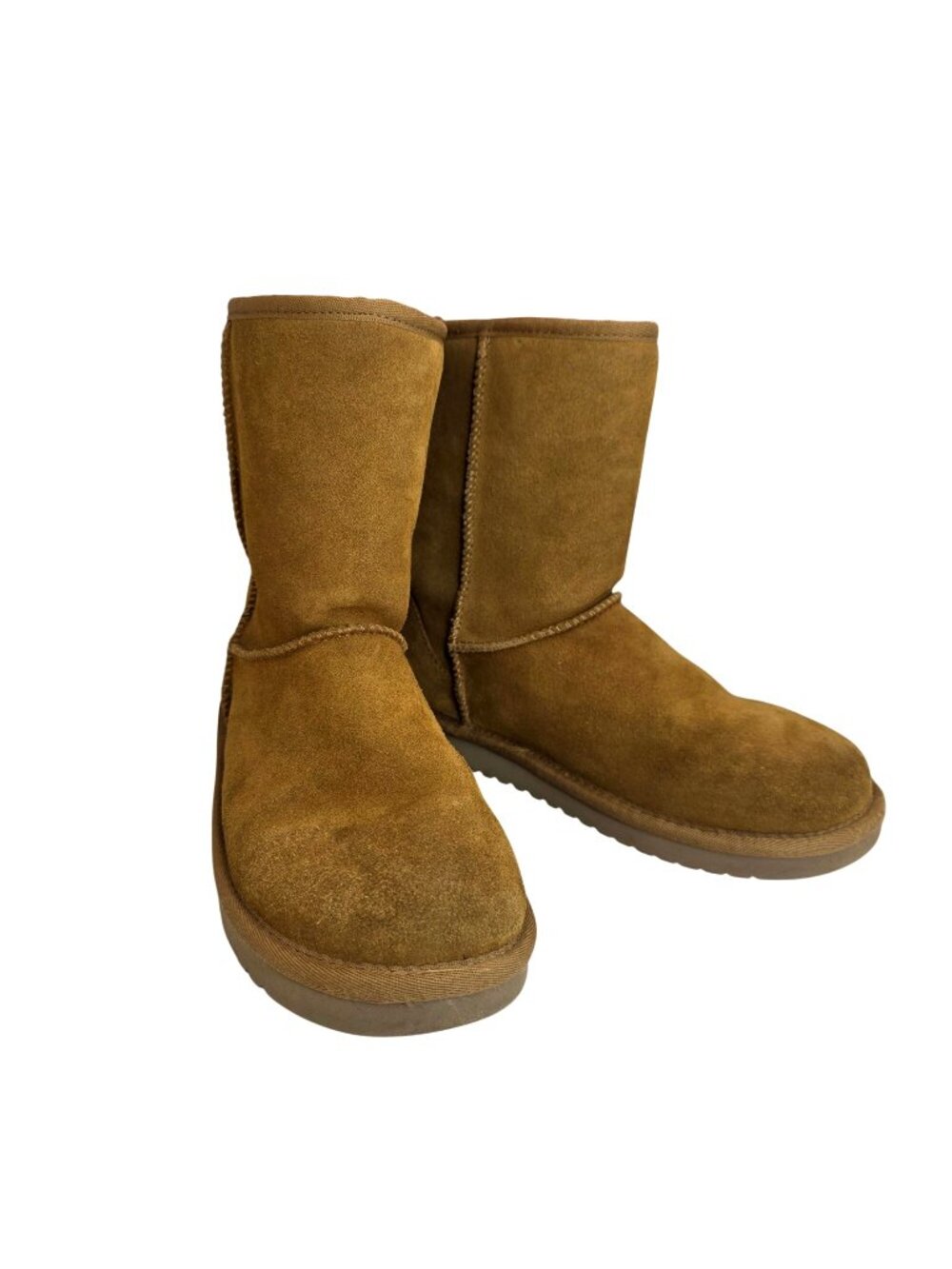 Koolaburra By UGG Koola Womens Chestnut Suede Shearling Lined Short Boots Size 7